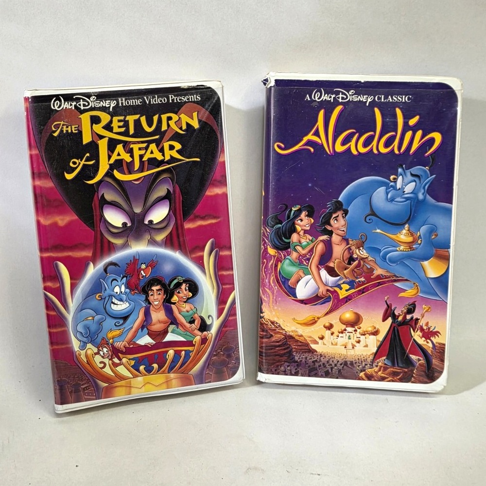 Walt Disney Home Video Aladdin Classic VHS NTSC 1992 G English Robin Williams